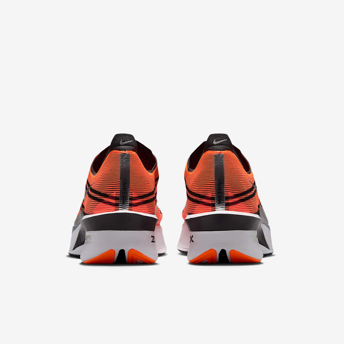 Nike Vaporfly 4 x DISTANCE Men's Road-Racing Shoes, TOTAL ORANGE/METALLIC SILVER-BLACK-WHITE, photo 9 of 26