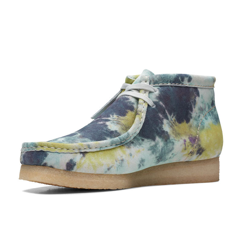 Continental Møde Hjælp CLARKS Wallabee Boot Turquoise TieDye 26169726 – Shoe Gallery Inc