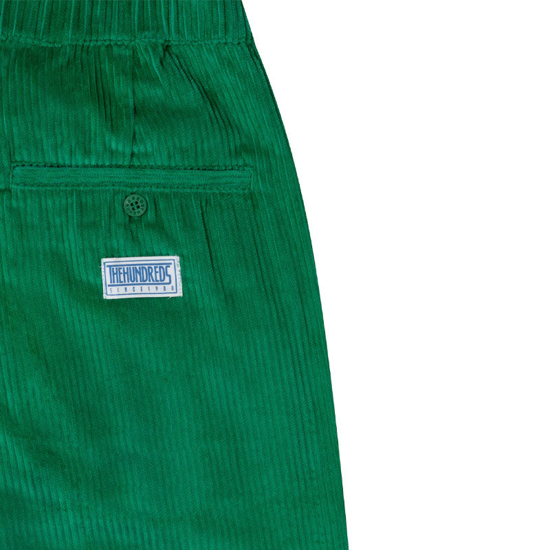 THE HUNDREDS CORD PANTS GREEN T22P104018